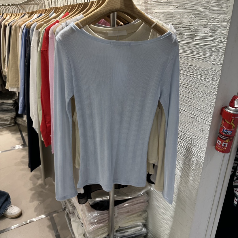 2BOTTLE/AUNNAR韓國直郵女士新品時尚熱賣休閑職業長袖T恤2BOTTLE/AUNNAR長袖T恤