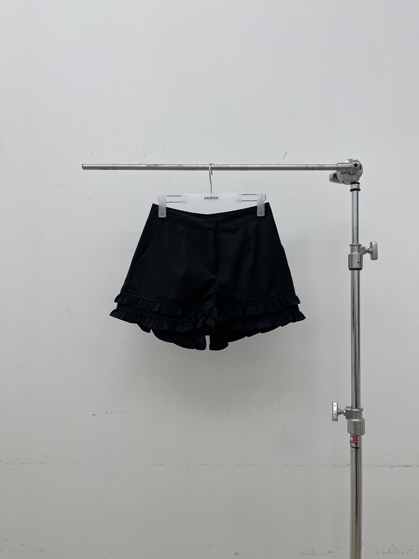 ATMOSPHERE韓國直郵女士新款時尚人氣26春夏推薦休閑短褲ATMOSPHERE/BLING短褲圖色2黑