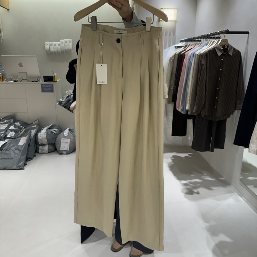 MILLIF韓國東大門直郵女士新品時尚26春夏休閑熱賣休閑褲MILLIF休閑褲圖色1