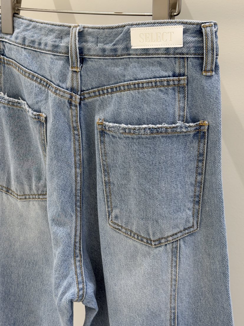 SELECT MARKET韓國直郵實拍女士新款職業時尚26春夏牛仔褲SELECT MARKET牛仔褲