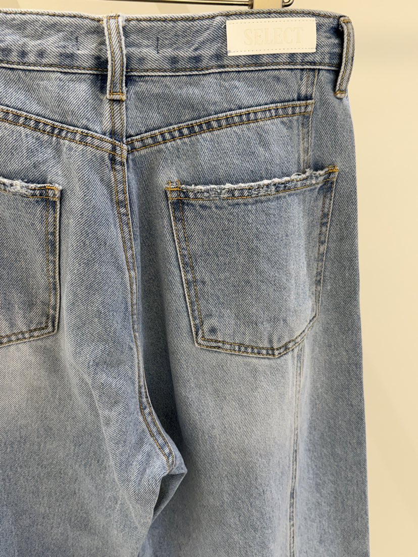 SELECT MARKET韓國直郵實拍女士新款職業時尚26春夏牛仔褲SELECT MARKET牛仔褲