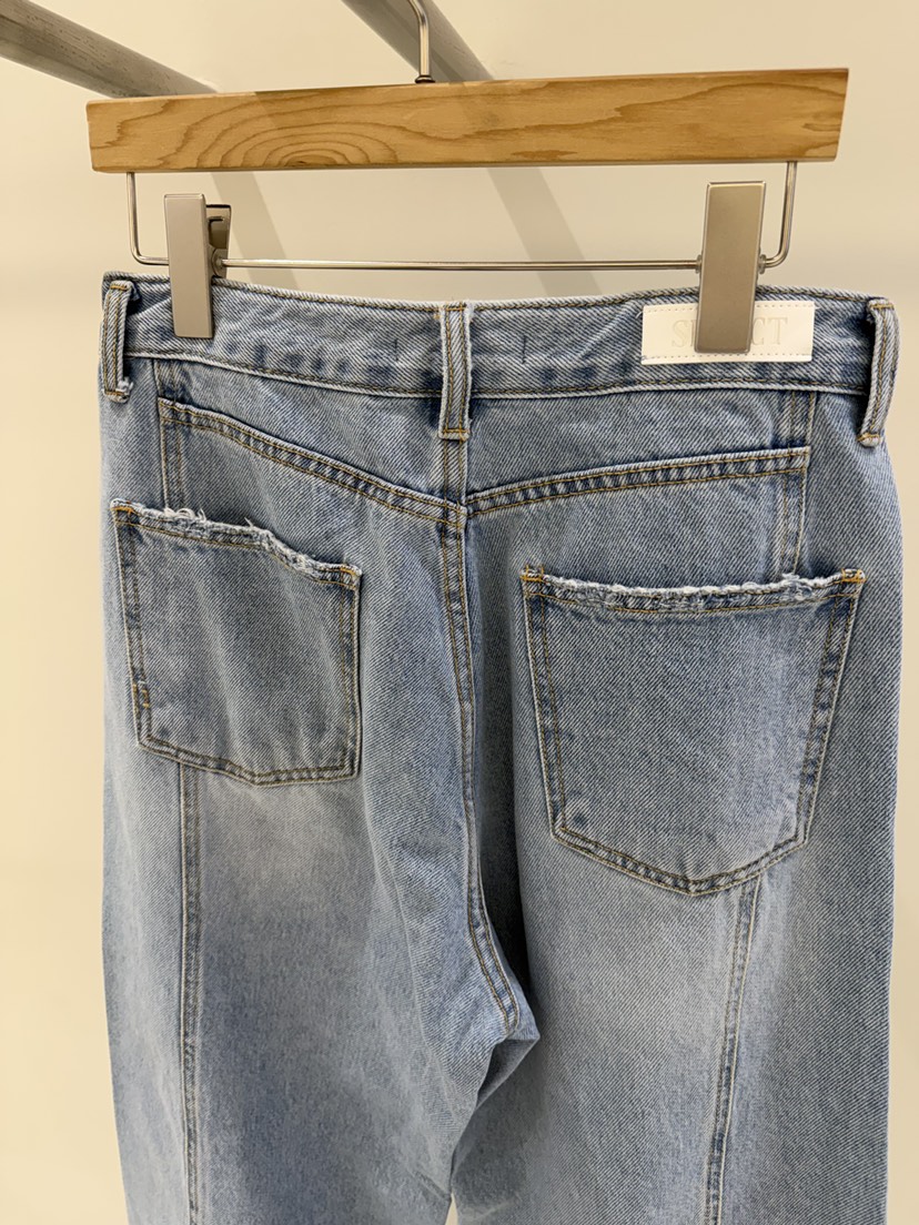 SELECT MARKET韓國直郵實拍女士新款職業時尚26春夏牛仔褲SELECT MARKET牛仔褲