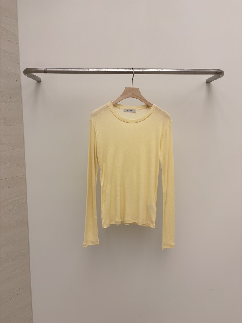 LAIVE韓國東大門直郵女裝新品26春夏職業熱賣推薦長袖T恤LAIVE長袖T恤圖色3