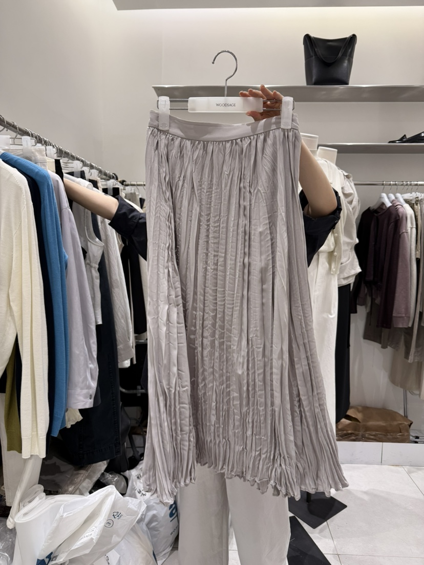 WOOD SAGE韓國東大門代購女士新品時尚半身裙中短裙百褶褶裙WOOD SAGE半身裙/中短裙圖色2