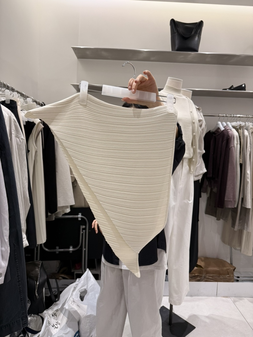 WOOD SAGE韓國直郵女士新品休閑26春夏圍巾披肩披肩褶裥WOOD SAGE圍巾/披肩