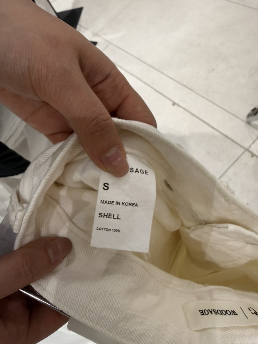 WOOD SAGE韓國代購女士新品推薦熱賣休閑職業26春夏牛仔褲WOOD SAGE牛仔褲