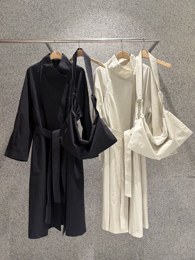 ADDICTED韓國直郵女裝新品推薦職業時尚26春夏長款風衣含包ADDICTED長款風衣