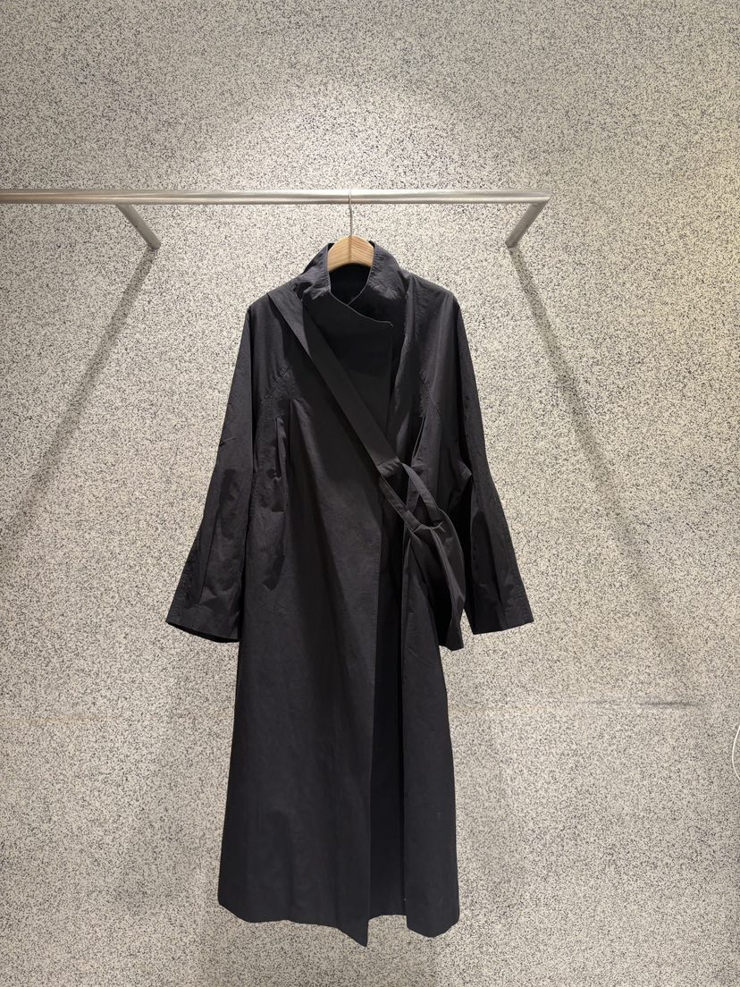 ADDICTED韓國直郵女裝新品推薦職業時尚26春夏長款風衣含包ADDICTED長款風衣