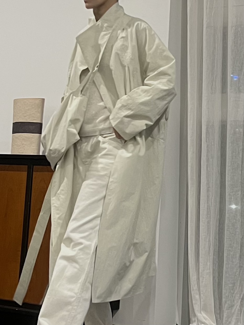 ADDICTED韓國直郵女裝新品推薦職業時尚26春夏長款風衣含包ADDICTED長款風衣