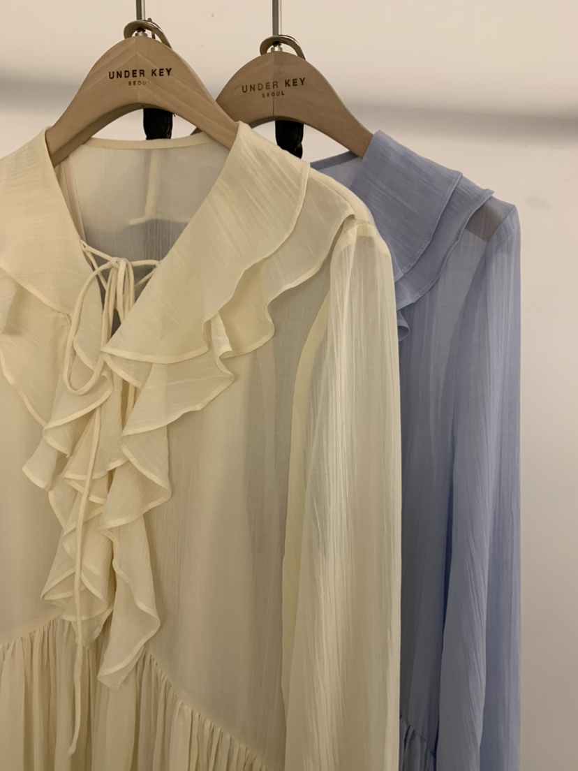 UNDER KEY韓國東大門代購女士新款休閑熱賣連衣裙含腰帶UNDER KEY連衣裙