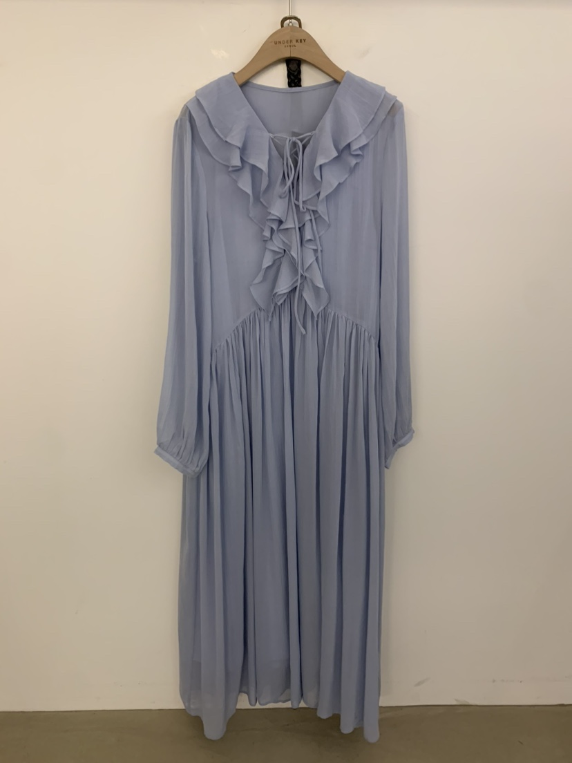 UNDER KEY韓國東大門代購女士新款休閑熱賣連衣裙含腰帶UNDER KEY連衣裙圖色2