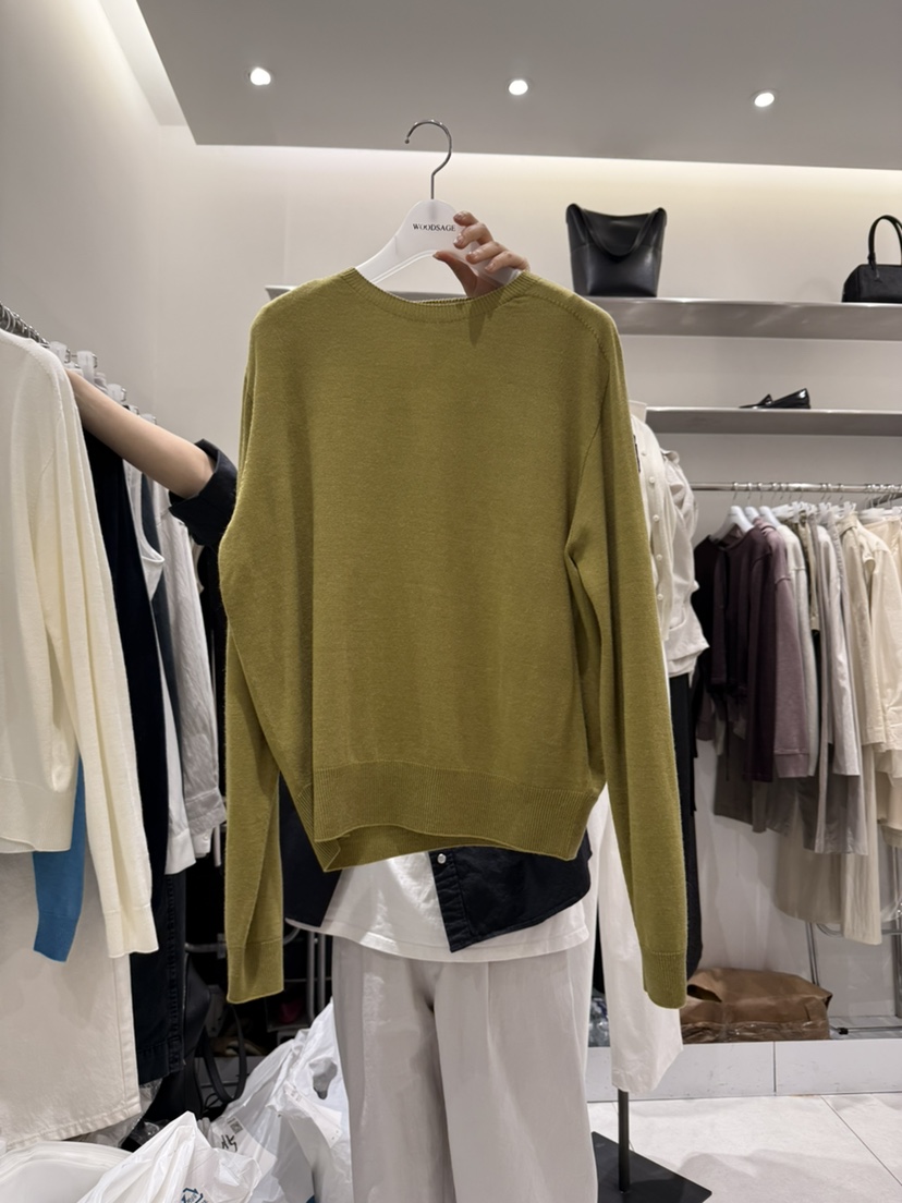 WOOD SAGE韓國直郵女裝新品時尚職業推薦26春夏休閑針織衫WOOD SAGE針織衫圖色2