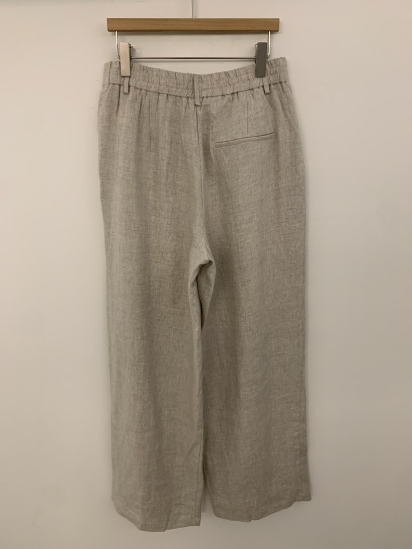 UNDER KEY韓國直郵實拍女裝新款26春夏職業休閑褲亞麻布UNDER KEY休閑褲