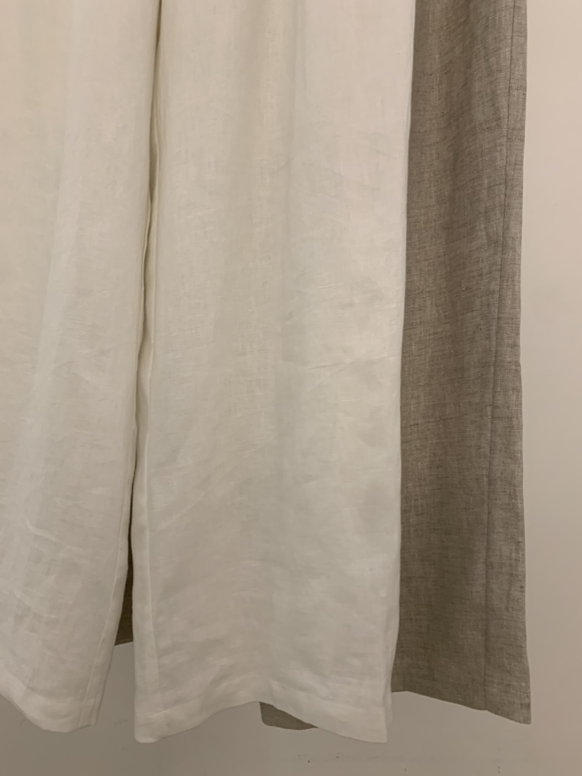 UNDER KEY韓國直郵實拍女裝新款26春夏職業休閑褲亞麻布UNDER KEY休閑褲