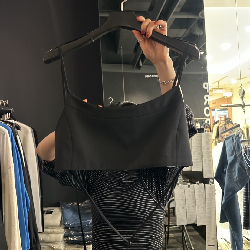 ELF-L韓國東大門直郵女裝新品人氣推薦26春夏熱賣吊帶背心PROJECT ELF/ELF-L吊帶/背心圖色2黑色