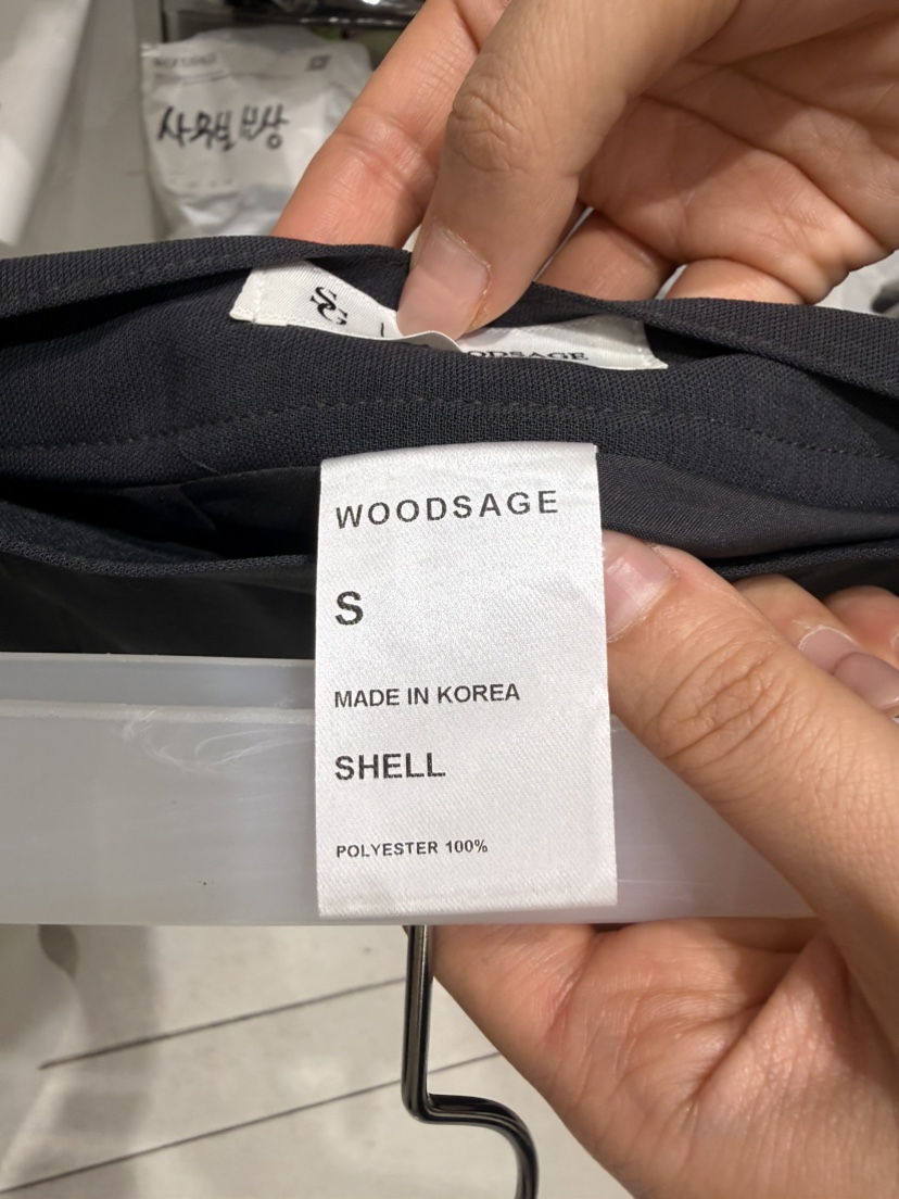 WOOD SAGE韓國直郵女裝新品26春夏半身裙中短裙百褶透視褶裙WOOD SAGE半身裙/中短裙