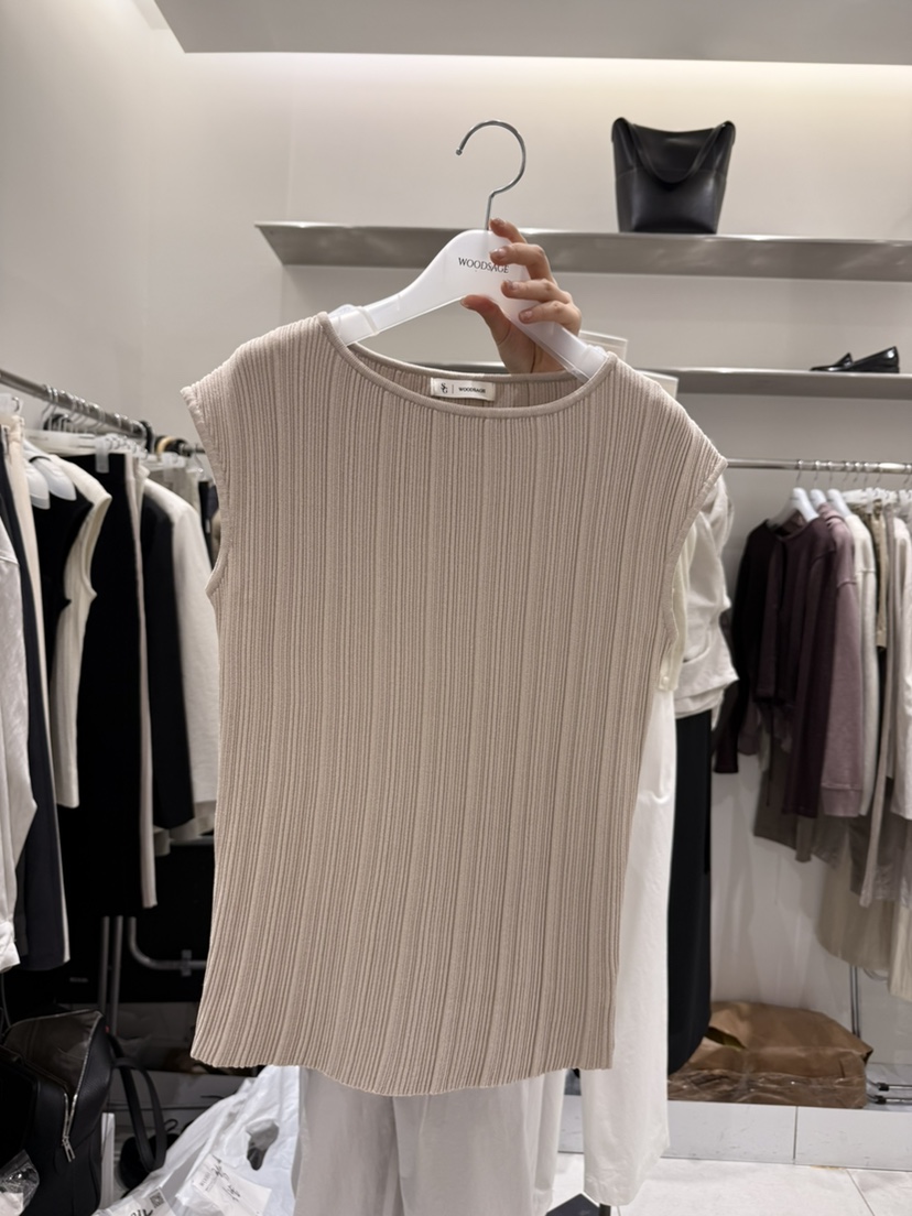 WOOD SAGE韓國代購女士新品時尚熱賣人氣職業休閑T恤褶皺WOOD SAGET恤圖色2