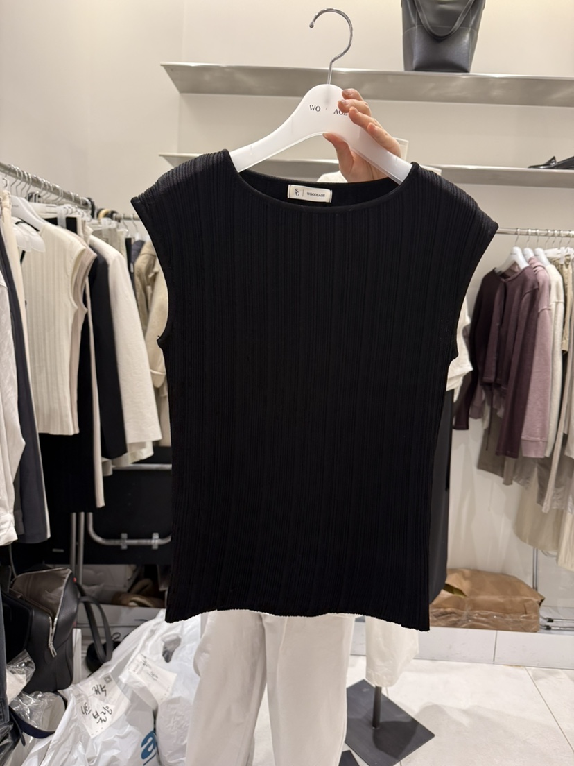 WOOD SAGE韓國代購女士新品時尚熱賣人氣職業休閑T恤褶皺WOOD SAGET恤圖色3