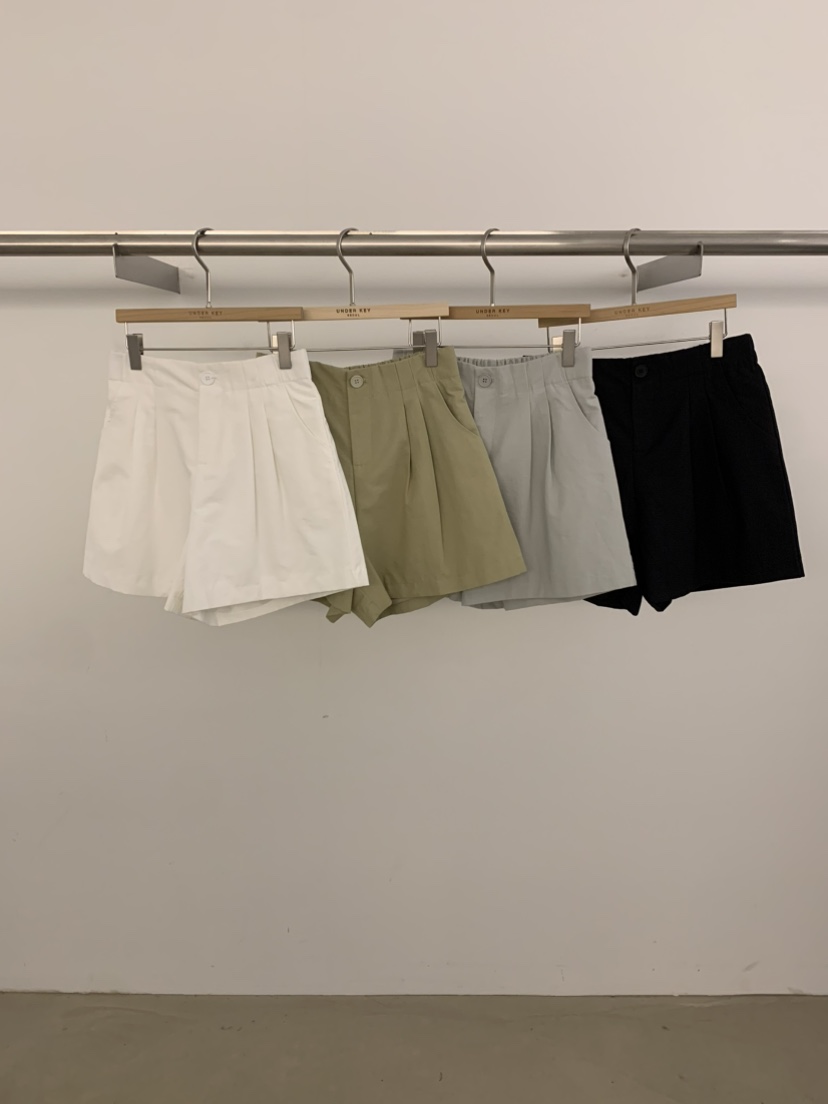 UNDER KEY韓國代購女裝新款休閑職業熱賣26春夏時尚短褲UNDER KEY短褲