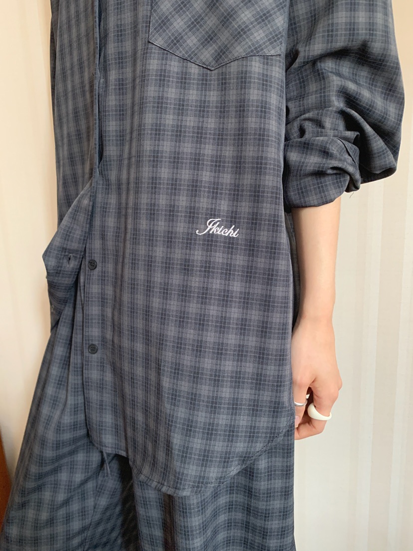 JKICHI韓國直郵女裝新品職業26春夏熱賣推薦襯衫蕾絲衫格紋JKICHI襯衫/蕾絲衫