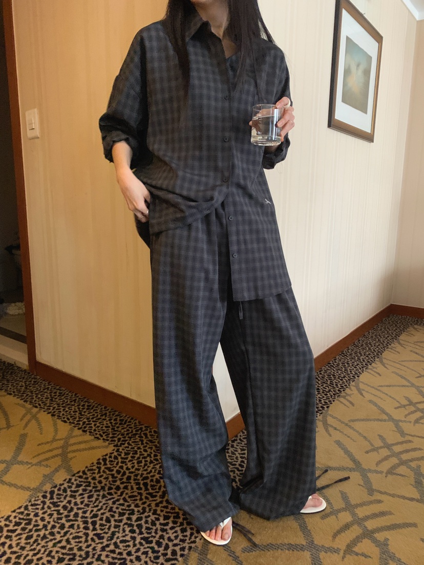 JKICHI韓國直郵女裝新品職業26春夏熱賣推薦襯衫蕾絲衫格紋JKICHI襯衫/蕾絲衫