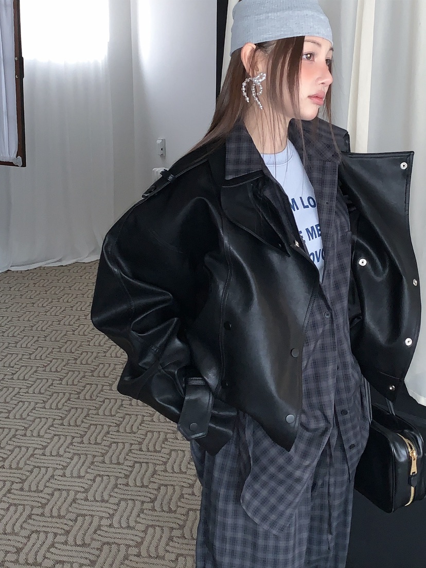 JKICHI韓國直郵女裝新品職業26春夏熱賣推薦襯衫蕾絲衫格紋JKICHI襯衫/蕾絲衫