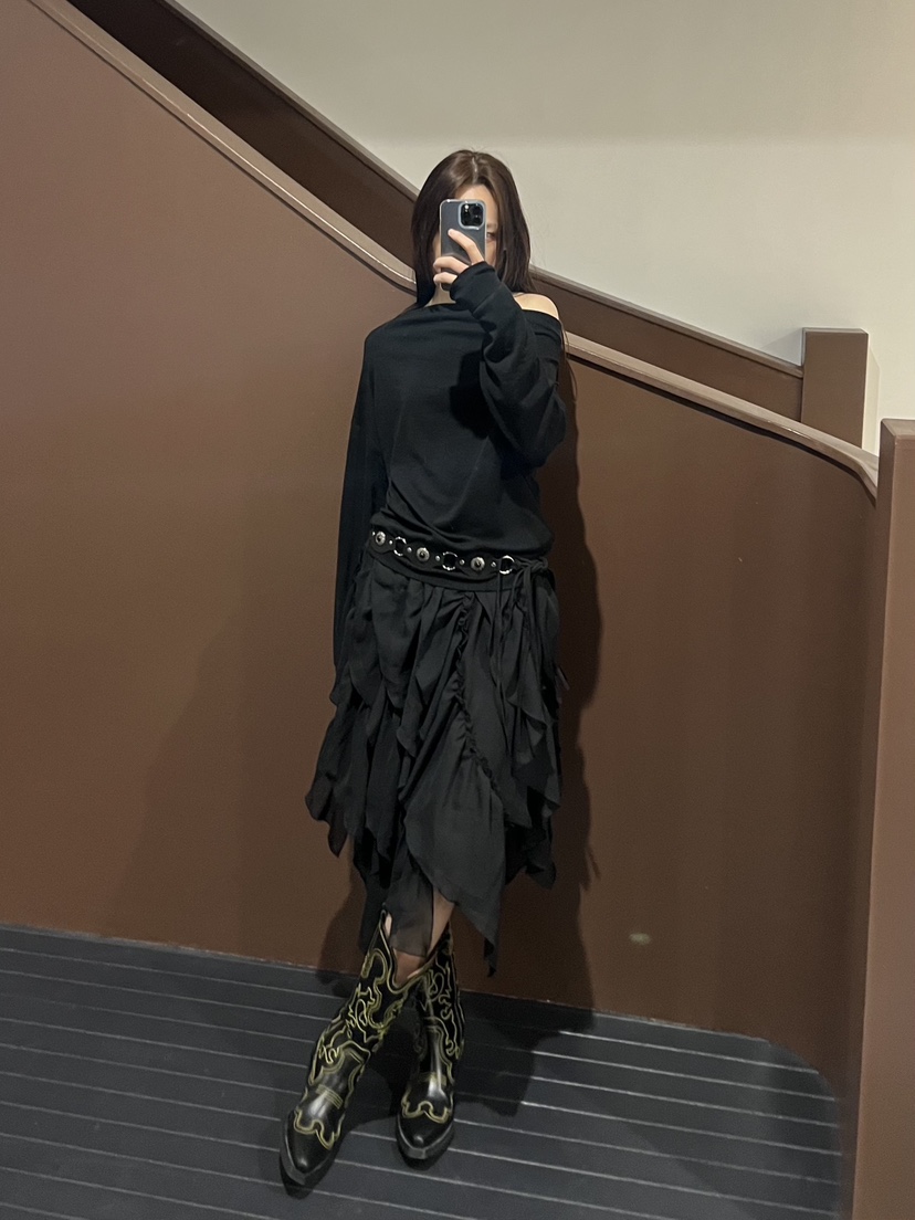 ADDICTED韓國直郵實拍女士新品時尚人氣26春夏半身裙中短裙ADDICTED半身裙/中短裙