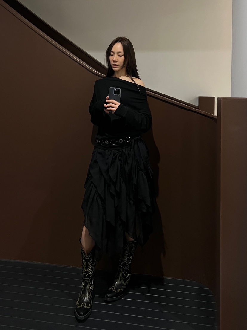 ADDICTED韓國直郵實拍女士新品時尚人氣26春夏半身裙中短裙ADDICTED半身裙/中短裙