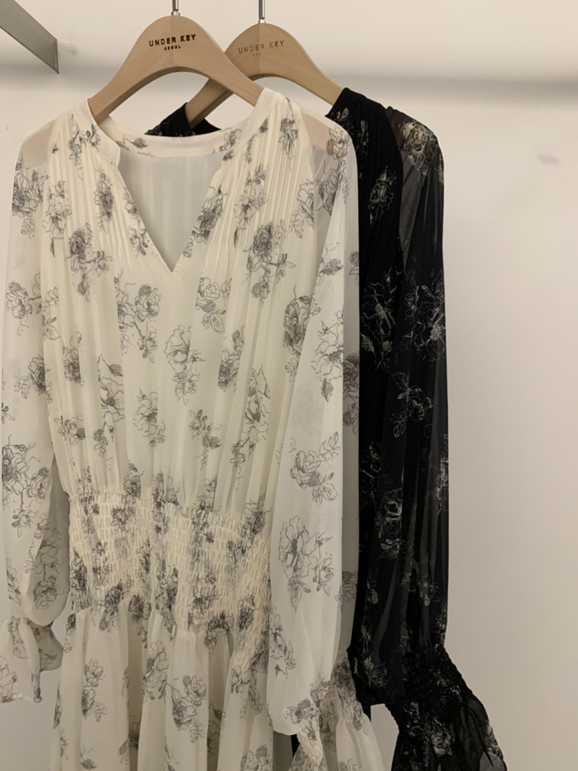 UNDER KEY韓國直郵實拍女士新品職業推薦休閑時尚連衣裙UNDER KEY連衣裙