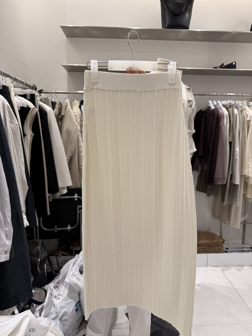 WOOD SAGE韓國代購女士新品人氣職業26春夏半身裙中短裙褶裥WOOD SAGE半身裙/中短裙