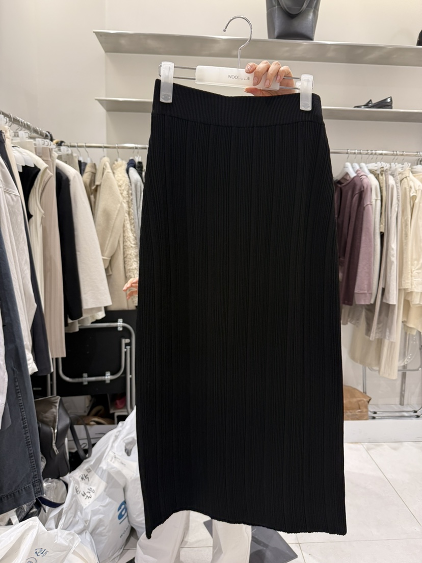 WOOD SAGE韓國代購女士新品人氣職業26春夏半身裙中短裙褶裥WOOD SAGE半身裙/中短裙圖色2