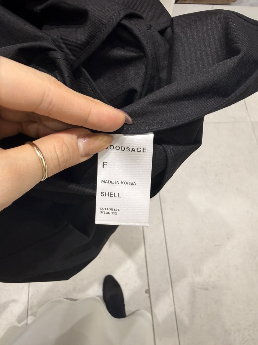 WOOD SAGE韓國直郵女裝新款職業時尚熱賣推薦休閑夾克雙層WOOD SAGE夾克