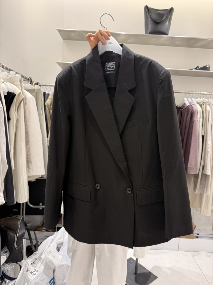 WOOD SAGE韓國直郵女裝新款職業時尚熱賣推薦休閑夾克雙層WOOD SAGE夾克圖色2