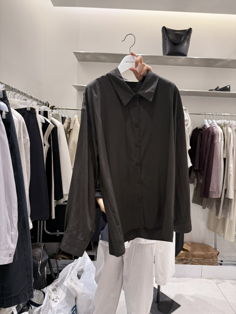 WOOD SAGE韓國直郵實拍女士新款休閑時尚熱賣襯衫蕾絲衫WOOD SAGE襯衫/蕾絲衫圖色3