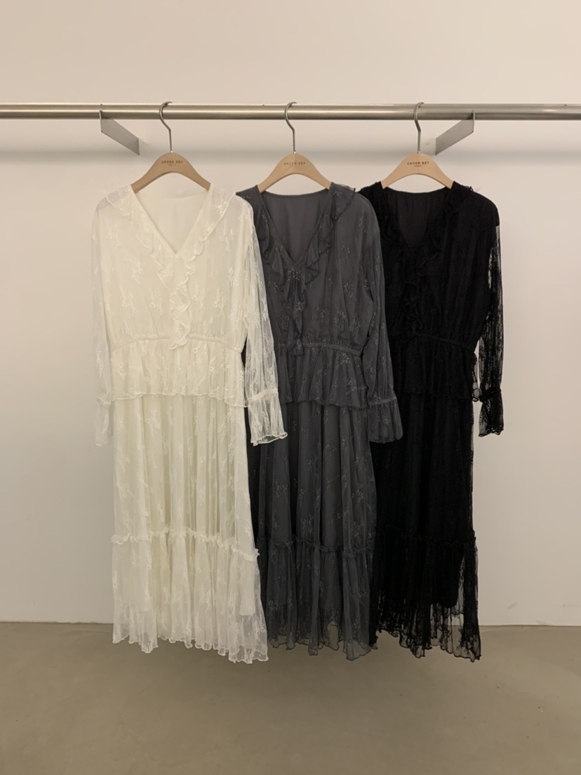 UNDER KEY韓國東大門代購女裝新品職業休閑時尚推薦連衣裙UNDER KEY連衣裙