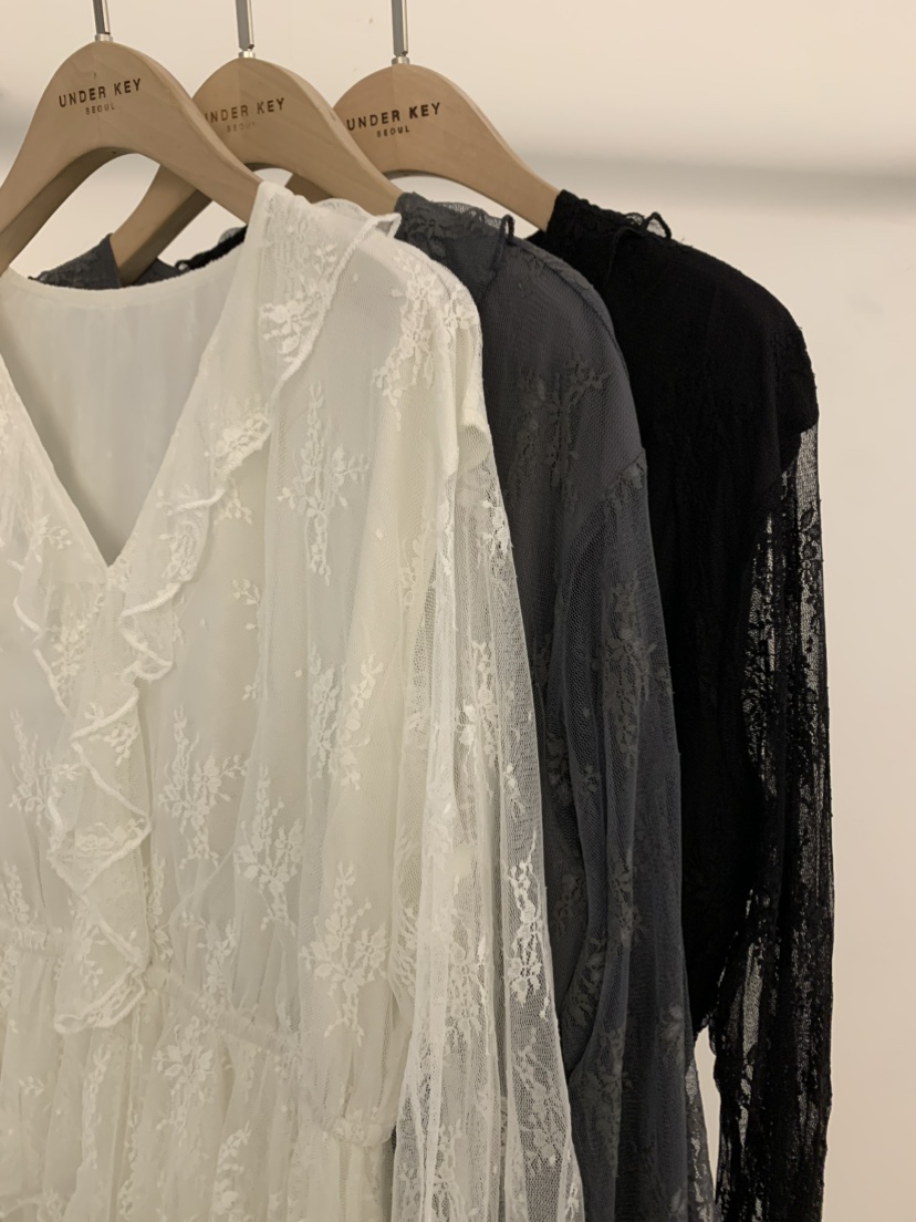 UNDER KEY韓國東大門代購女裝新品職業休閑時尚推薦連衣裙UNDER KEY連衣裙