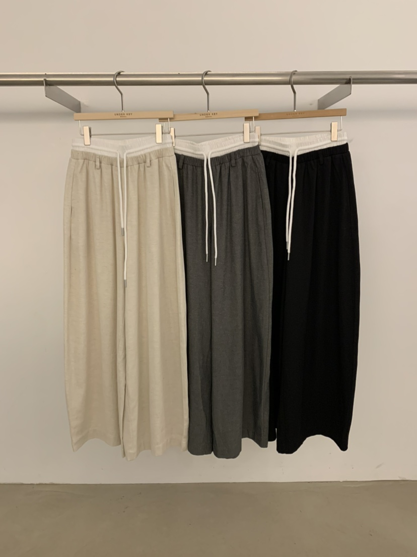 UNDER KEY韓國直郵女裝新品休閑熱賣時尚職業推薦休閑褲UNDER KEY休閑褲