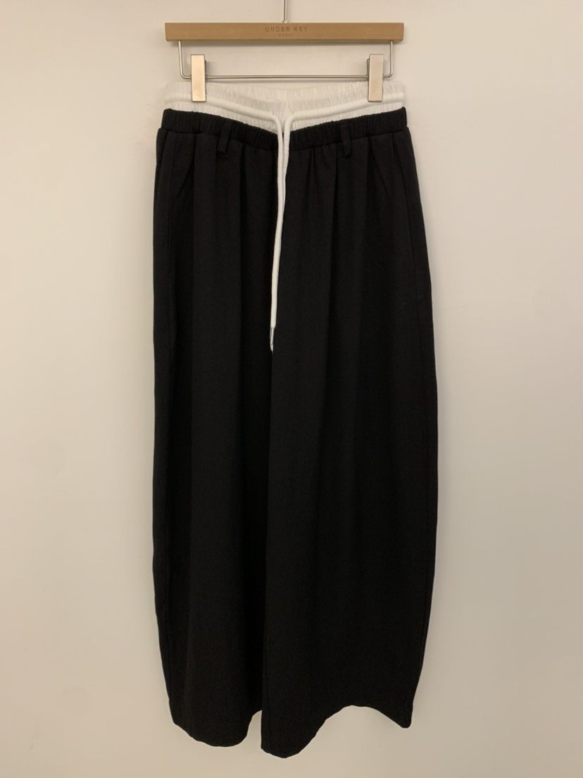 UNDER KEY韓國直郵女裝新品休閑熱賣時尚職業推薦休閑褲UNDER KEY休閑褲圖色3黑色