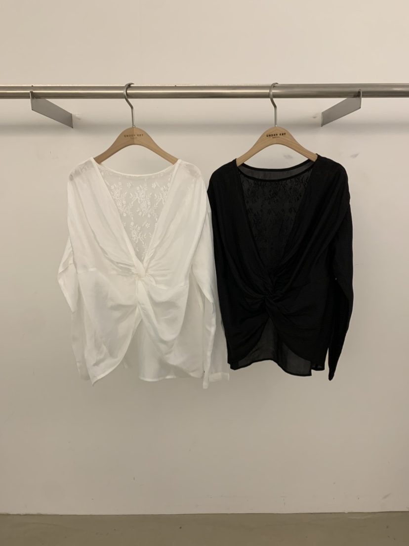 UNDER KEY韓國直郵實拍女裝新款時尚熱賣休閑襯衫蕾絲衫UNDER KEY襯衫/蕾絲衫