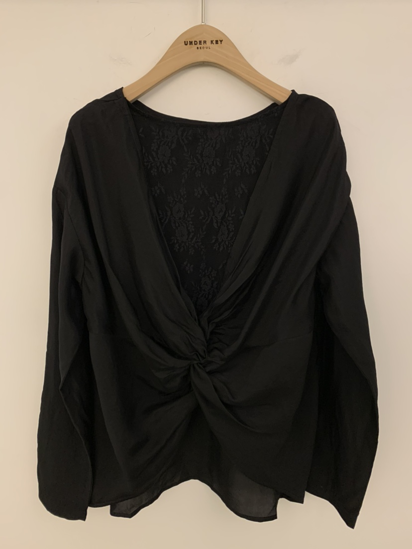 UNDER KEY韓國直郵實拍女裝新款時尚熱賣休閑襯衫蕾絲衫UNDER KEY襯衫/蕾絲衫圖色2
