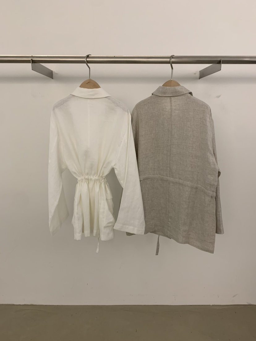 UNDER KEY韓國東大門直郵女士新品26春夏熱賣夾克亞麻布UNDER KEY夾克