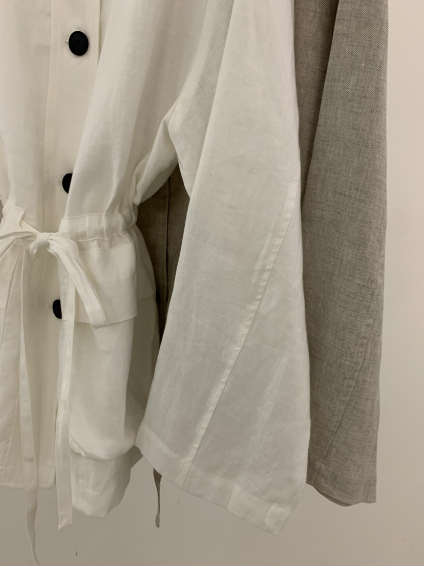 UNDER KEY韓國東大門直郵女士新品26春夏熱賣夾克亞麻布UNDER KEY夾克