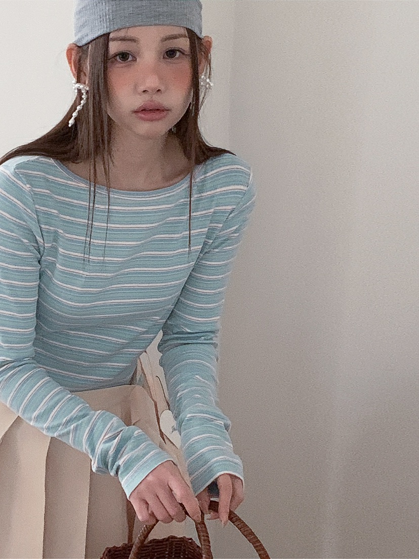 JKICHI韓國東大門代購女士新品人氣26春夏推薦職業長袖T恤JKICHI長袖T恤