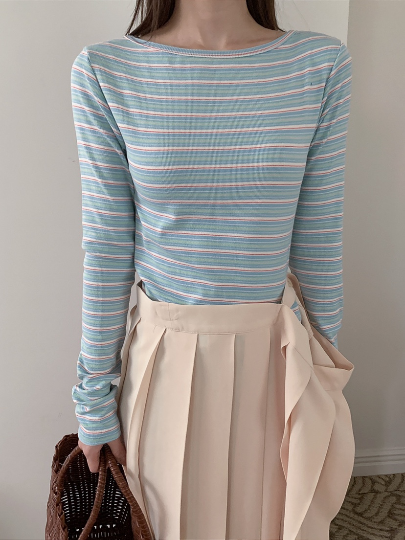 JKICHI韓國東大門代購女士新品人氣26春夏推薦職業長袖T恤JKICHI長袖T恤