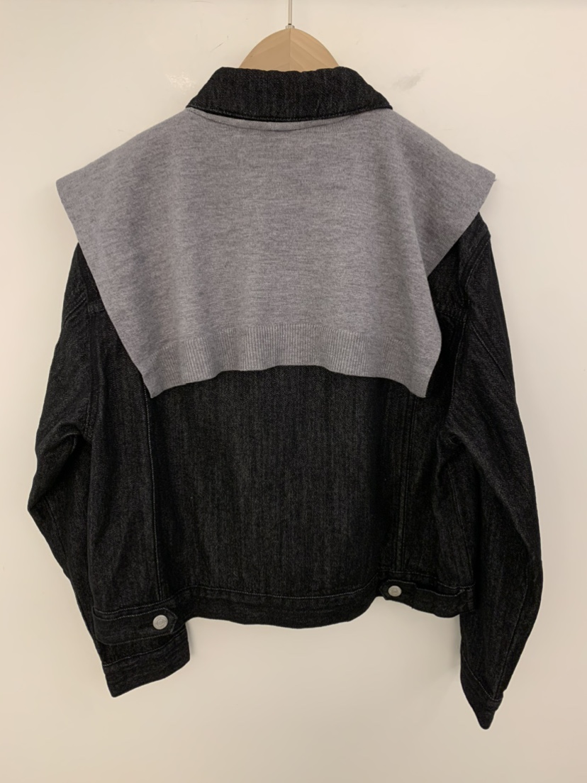 UNDER KEY韓國東大門直郵女裝新品推薦夾克含圍巾披肩套裝UNDER KEY夾克