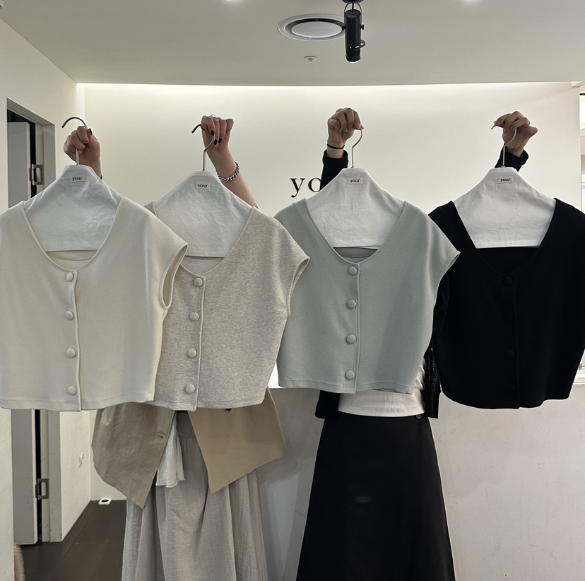 YOUR-P韓國代購女裝新品時尚熱賣職業推薦26春夏人氣馬甲YOUR-P馬甲