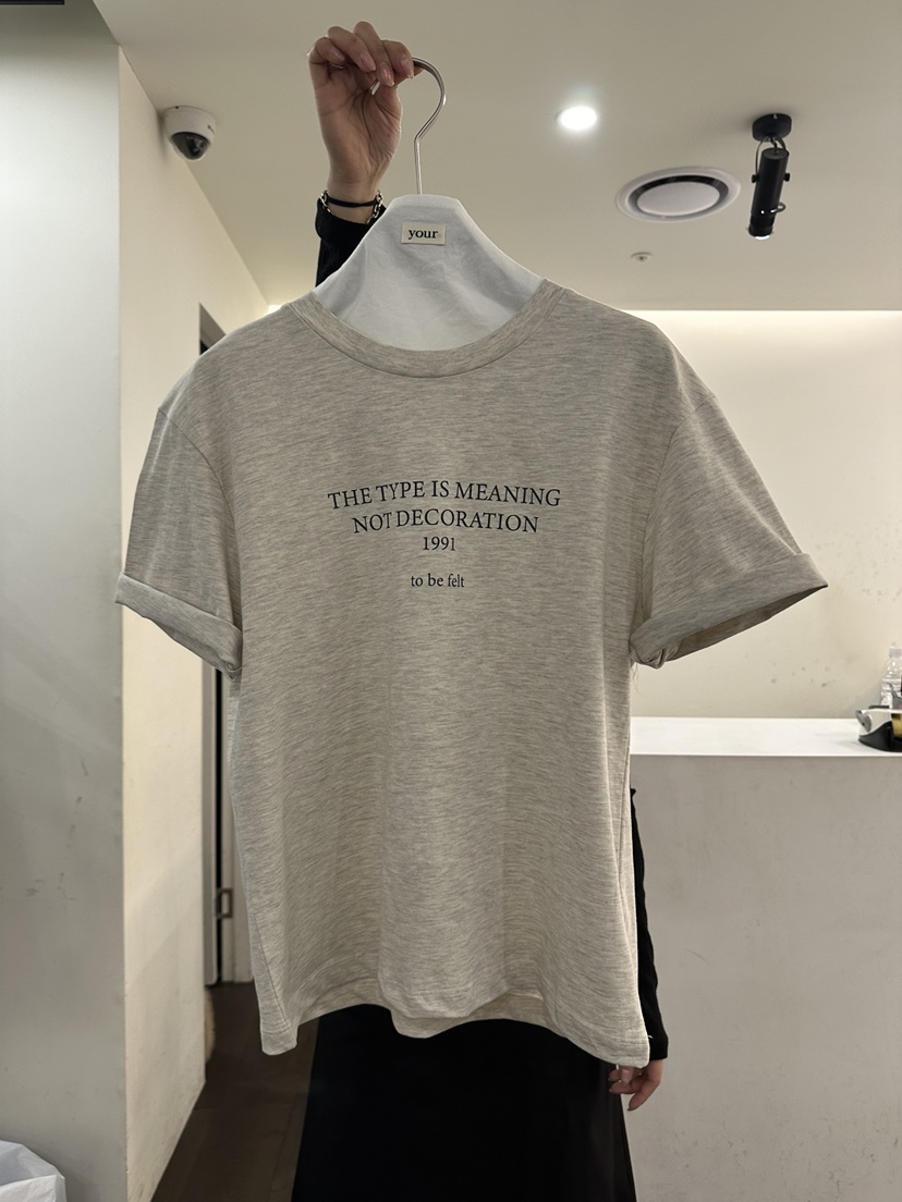 YOUR-P韓國東大門代購女士新款休閑26春夏職業人氣推薦T恤YOUR-PT恤圖色3