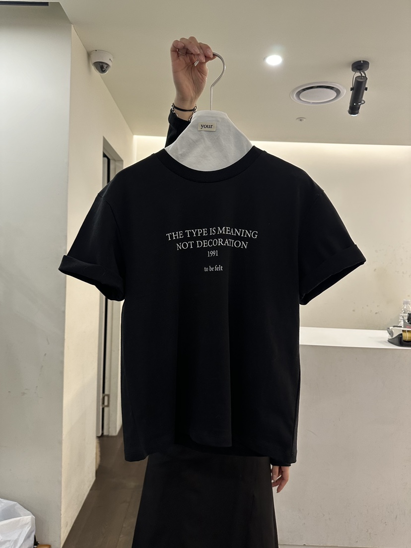 YOUR-P韓國東大門代購女士新款休閑26春夏職業人氣推薦T恤YOUR-PT恤圖色4