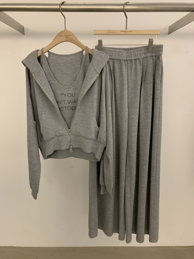 UNDER KEY韓國直郵實拍女士新款推薦時尚職業套裝三件套UNDER KEY套裝圖色2