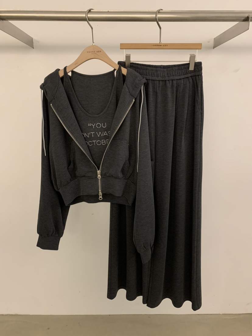 UNDER KEY韓國直郵實拍女士新款推薦時尚職業套裝三件套UNDER KEY套裝圖色3